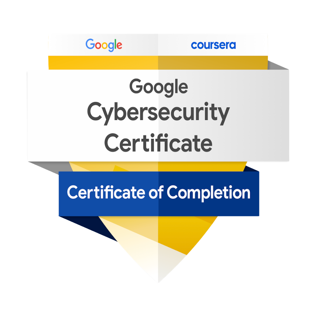 Google Cybersecurity 認定バッジ